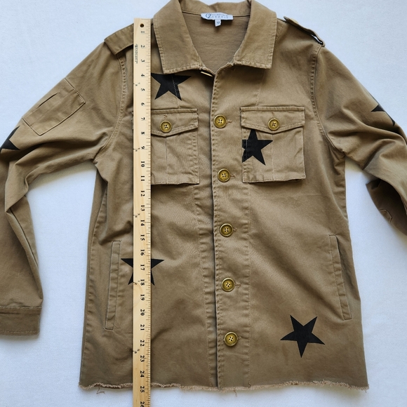 Cezele Military Jacket Stars Royal Honor Army Green Fatiques Black Buttons M - Picture 16 of 17